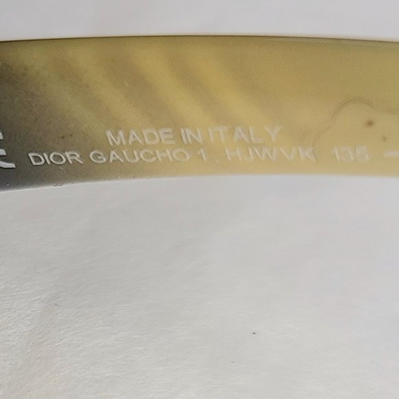 RARE Christian Dior Guacho Shield Sunglasses Early 2000's Retro Dio Sunnies - Picture 10 of 14